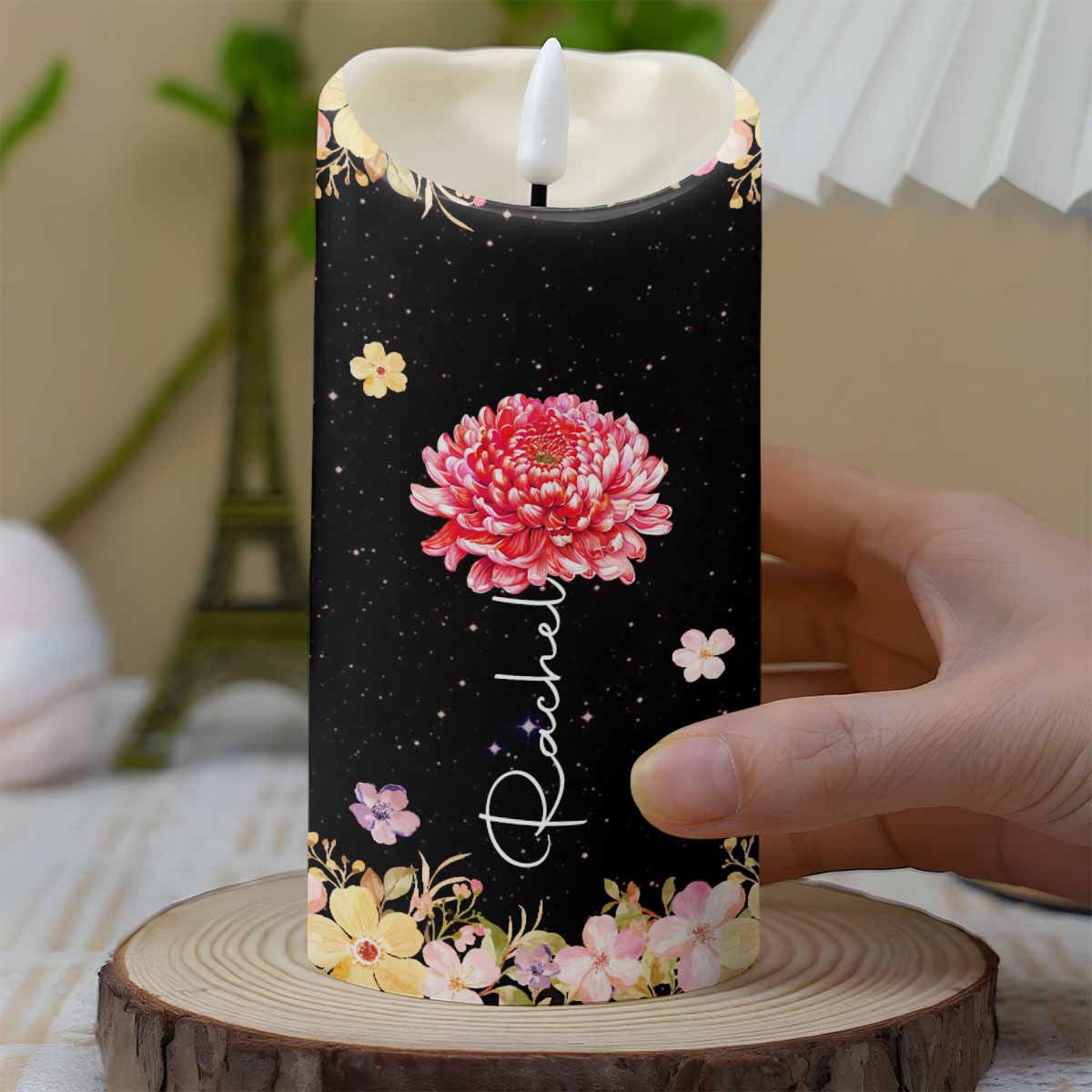 You Are Beautiful And Loved With Flowers And Stars Design