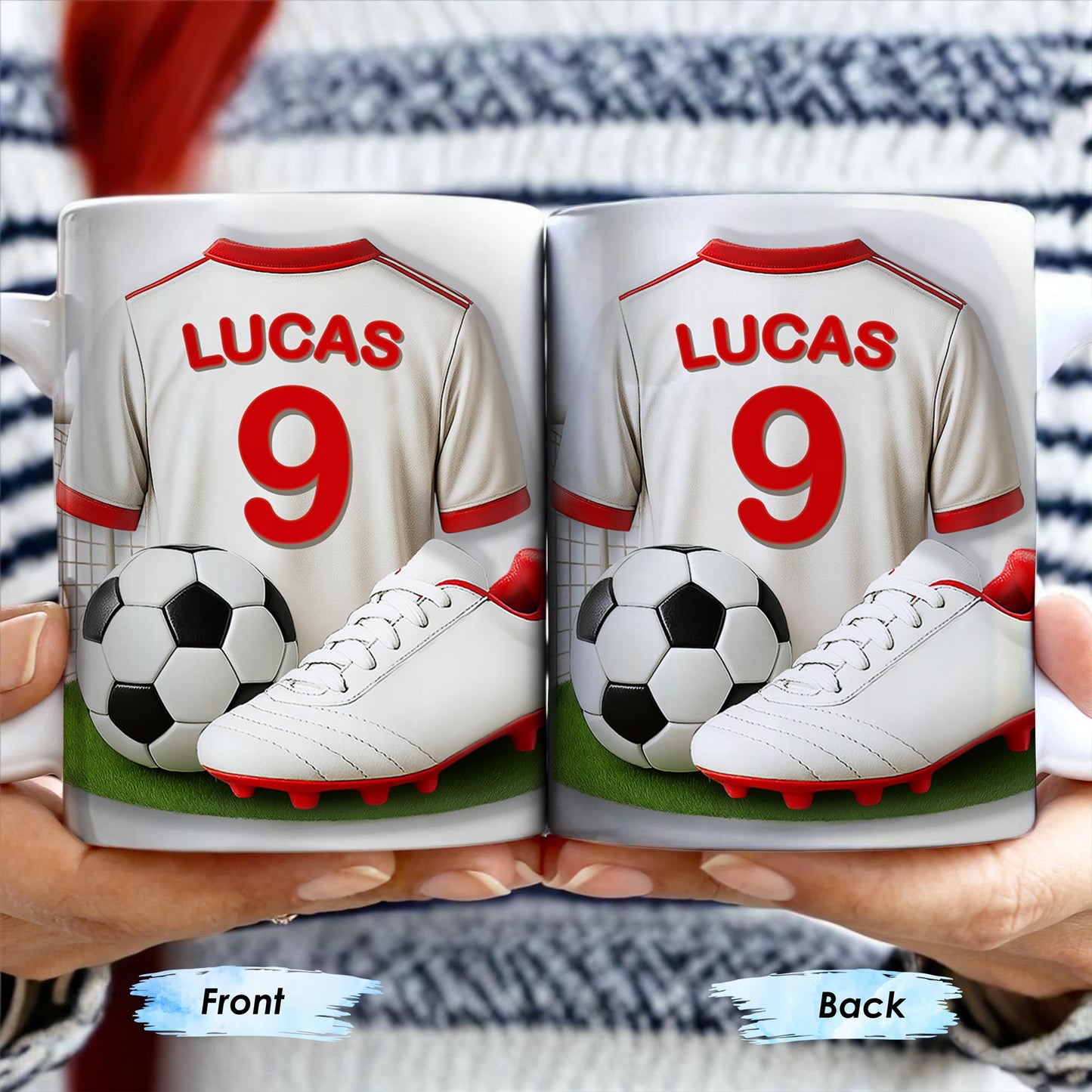 Celebrate Your Passion For Soccer With This Vibrant Soccer Jersey, Soccer Ball, And Soccer Cleats