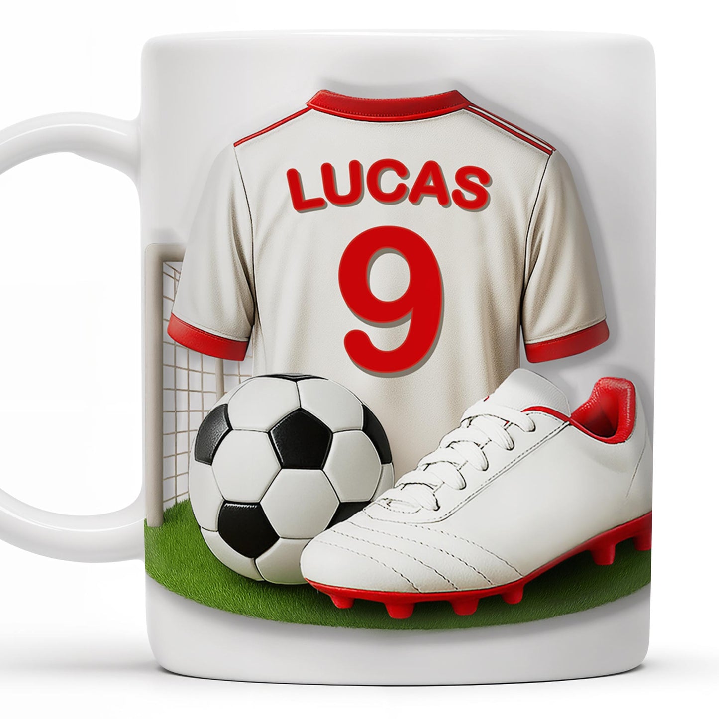 Celebrate Your Passion For Soccer With This Vibrant Soccer Jersey, Soccer Ball, And Soccer Cleats