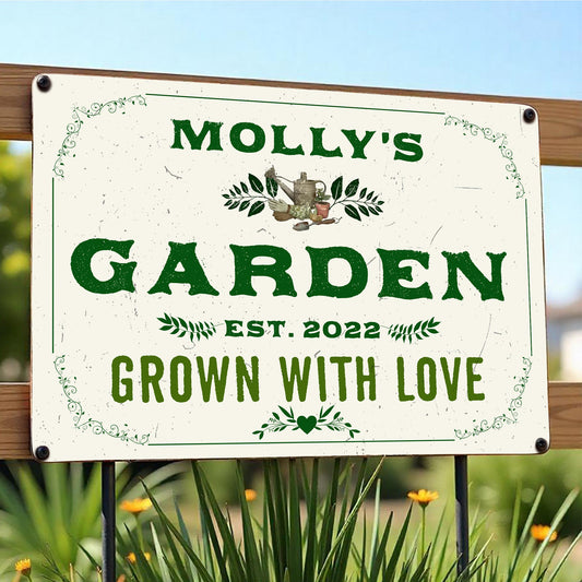Grown With Love, Garden Tools And Plants
