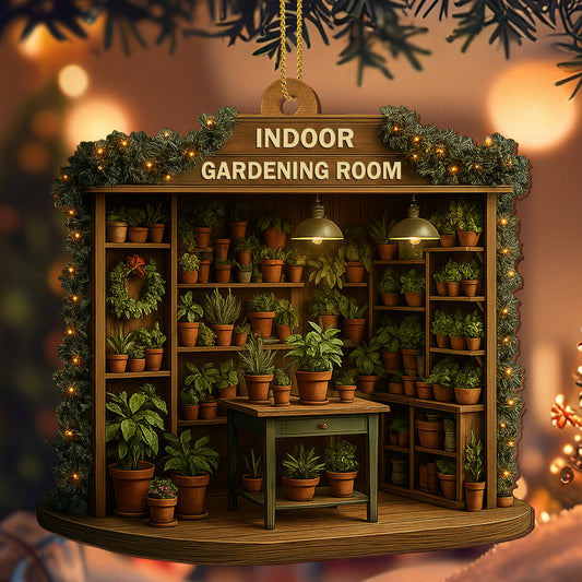 Indoor Gardening Room With Potted Plants