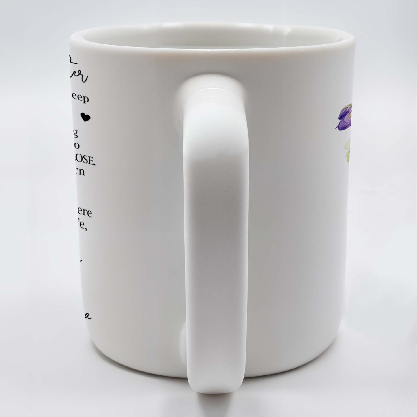 Granddaughter Believe In Yourself Heartfelt Pansy Mug