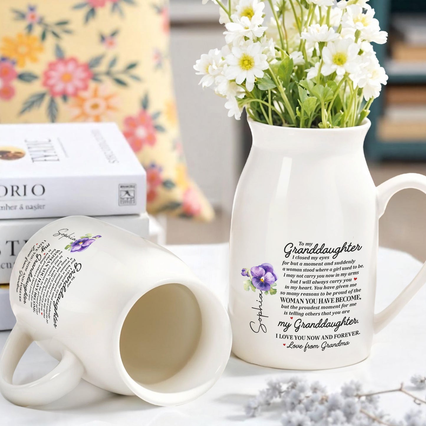 Grandmother Love And Proud Personalized Gift For A Granddaughter