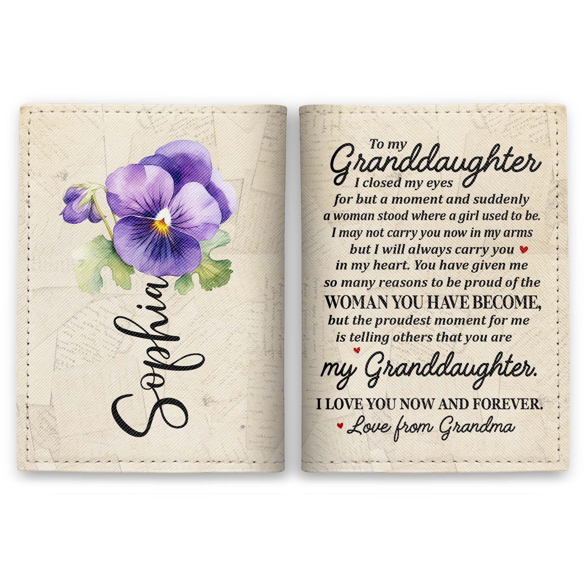 To My Granddaughter, I Closed My Eyes For But A Moment, Heart