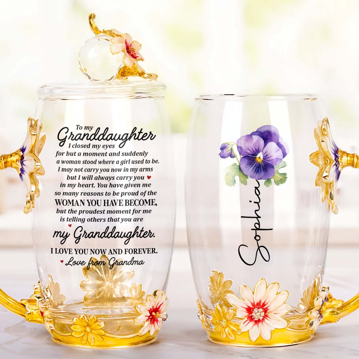 Sip Your Way Through Spring, Enamel And Flowers