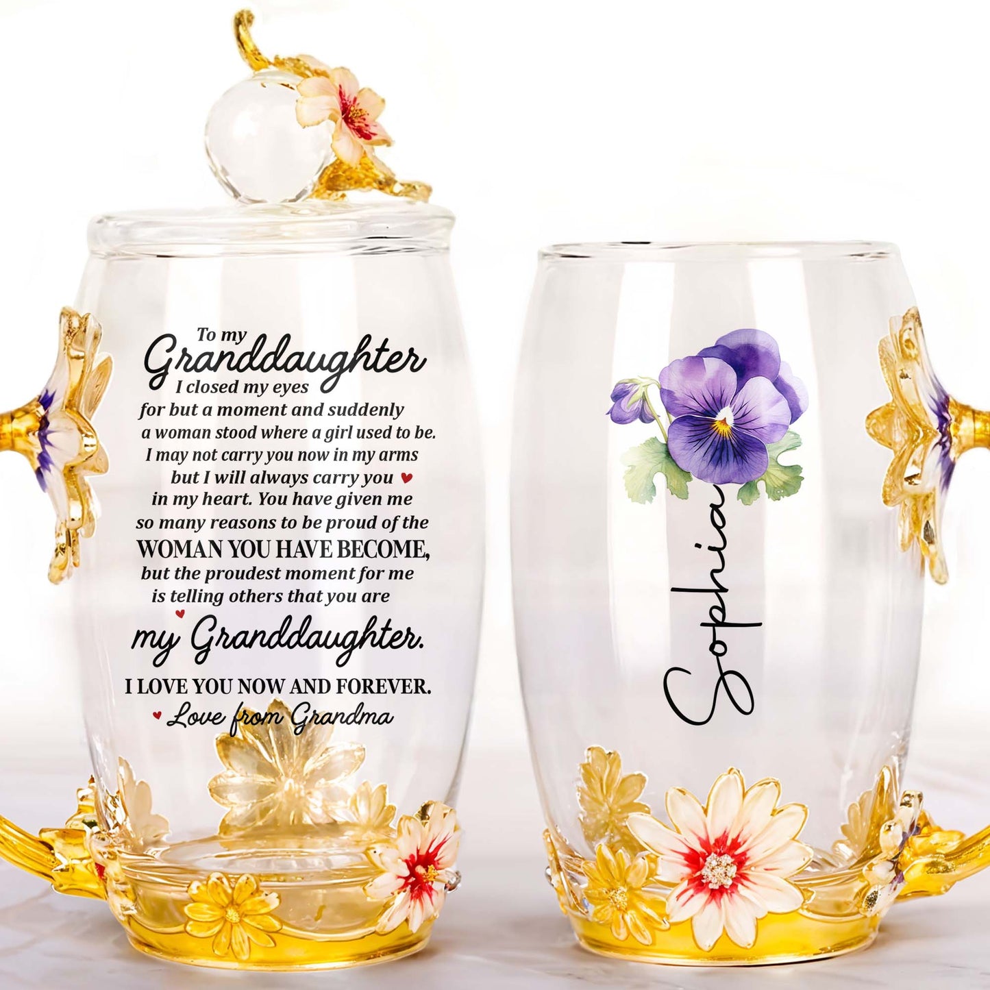 Sip Your Way Through Spring, Enamel And Flowers