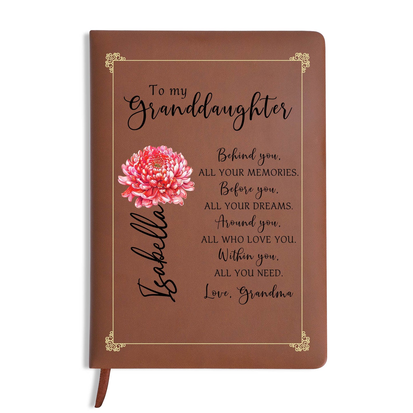 A Heartfelt Message For Granddaughter With Beautiful Flowers