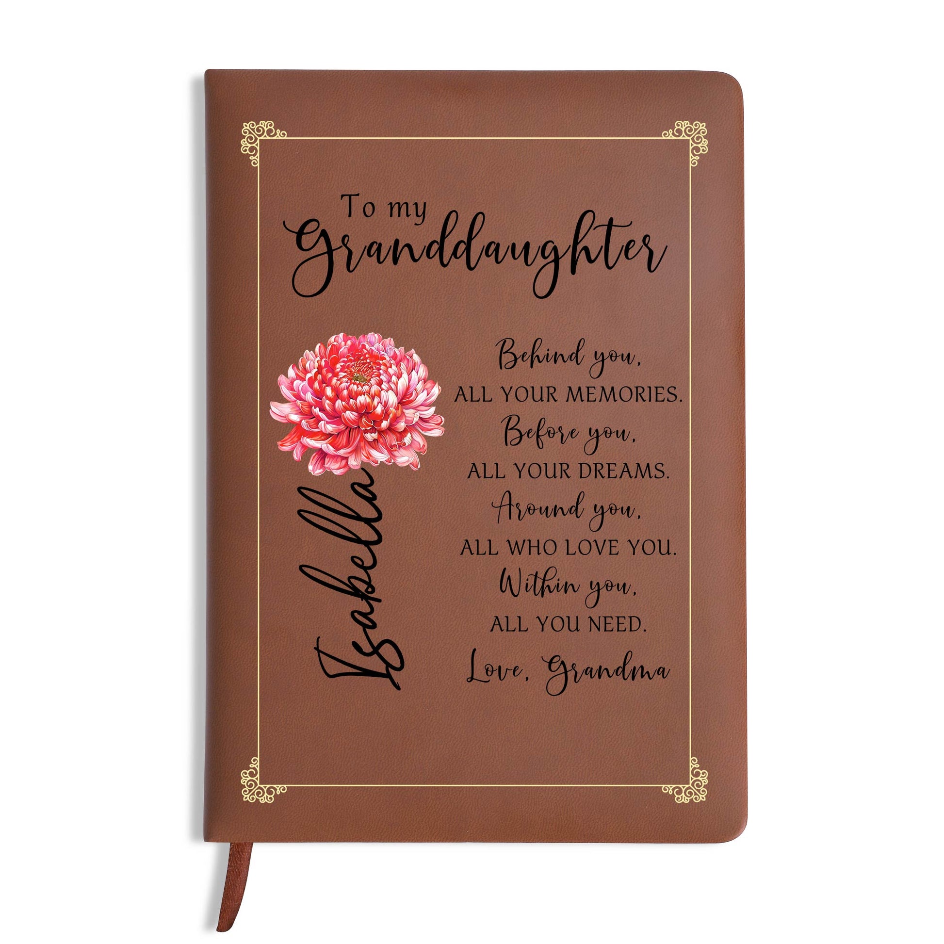 A Heartfelt Message For Granddaughter With Beautiful Flowers
