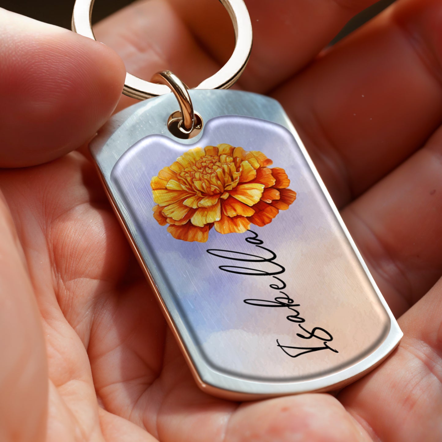 Connected Hearts Forever Love Message With Flower