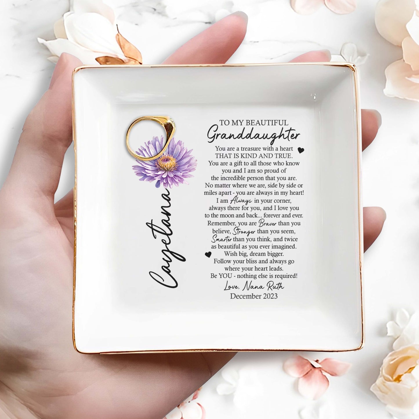 To My Beautiful Granddaughter Kind And True