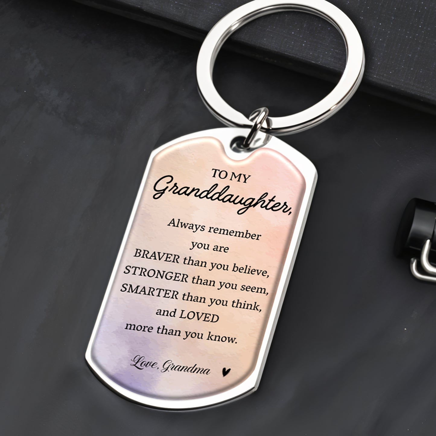 Braver Stronger Smarter Loved Inspirational Message With Girl And Rose