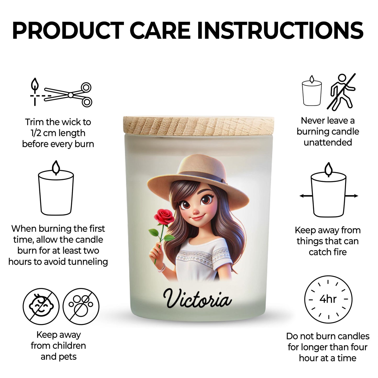Braver Than You Believe Stronger Than You Seem Smarter - Personalized Scented Candle With Wooden Lid - GDT034_SECA