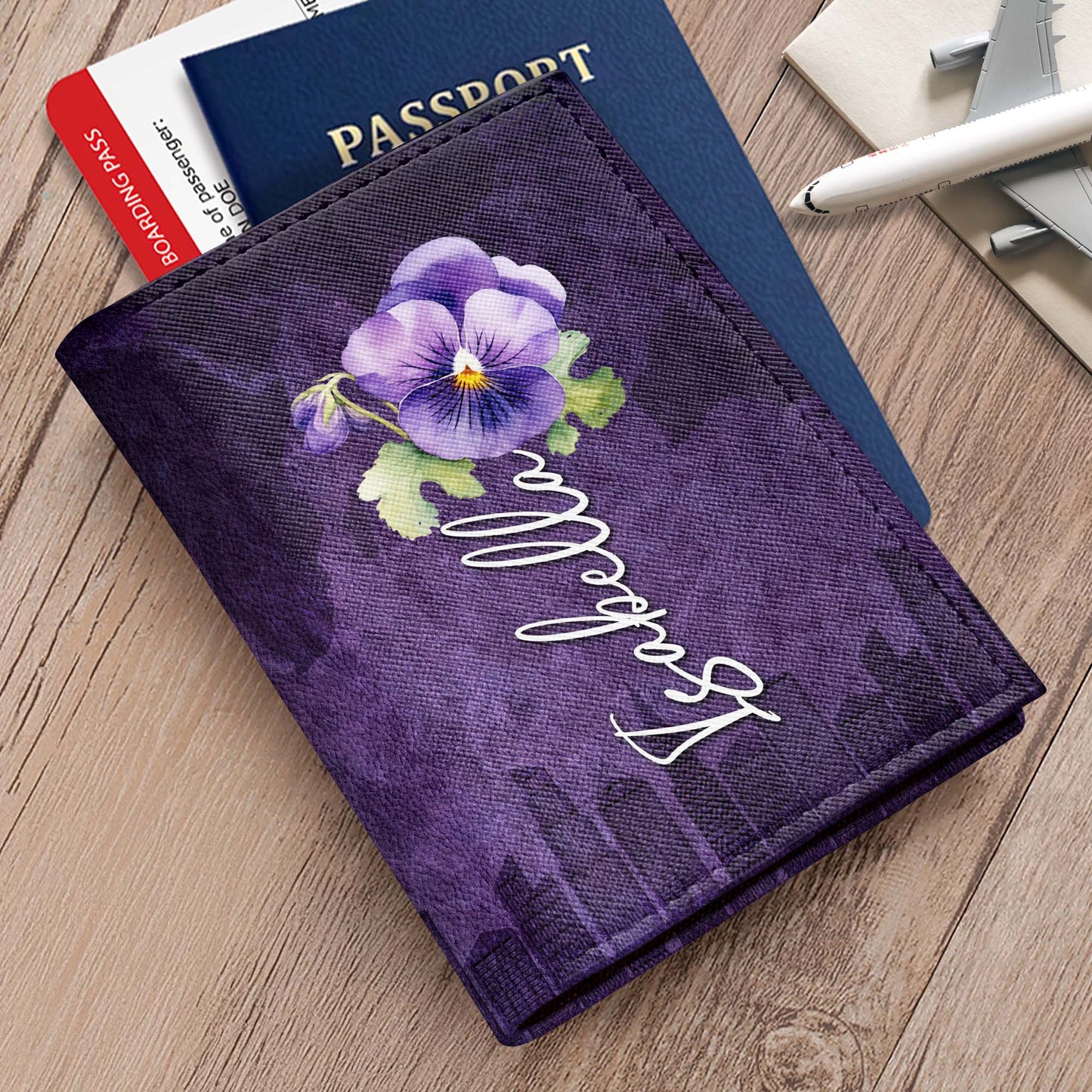 Personalized Violet Pansy Floral Design For A Unique Touch, Cityscape