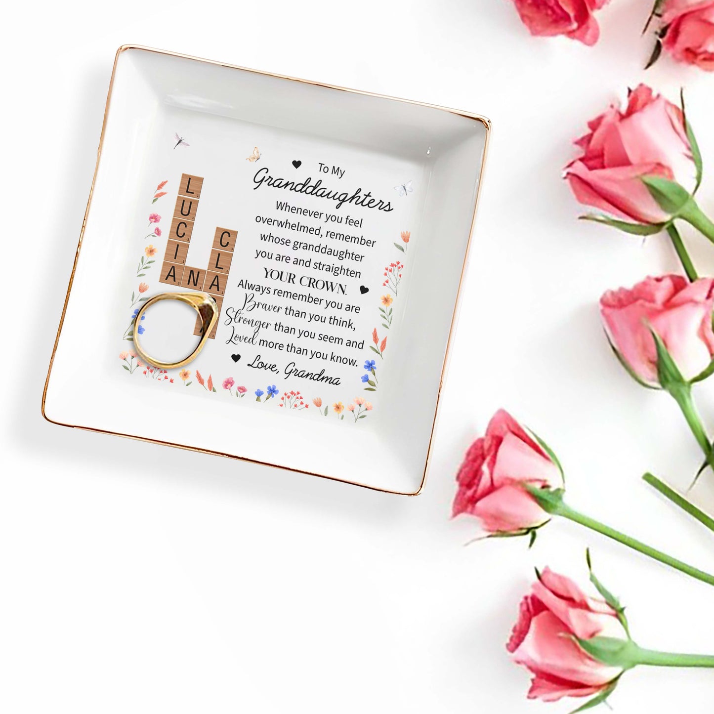 Straighten Your Crown Emotional Quote With Flowers