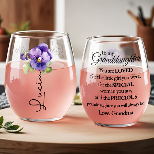 Loved Granddaughter Special Woman Precious Message