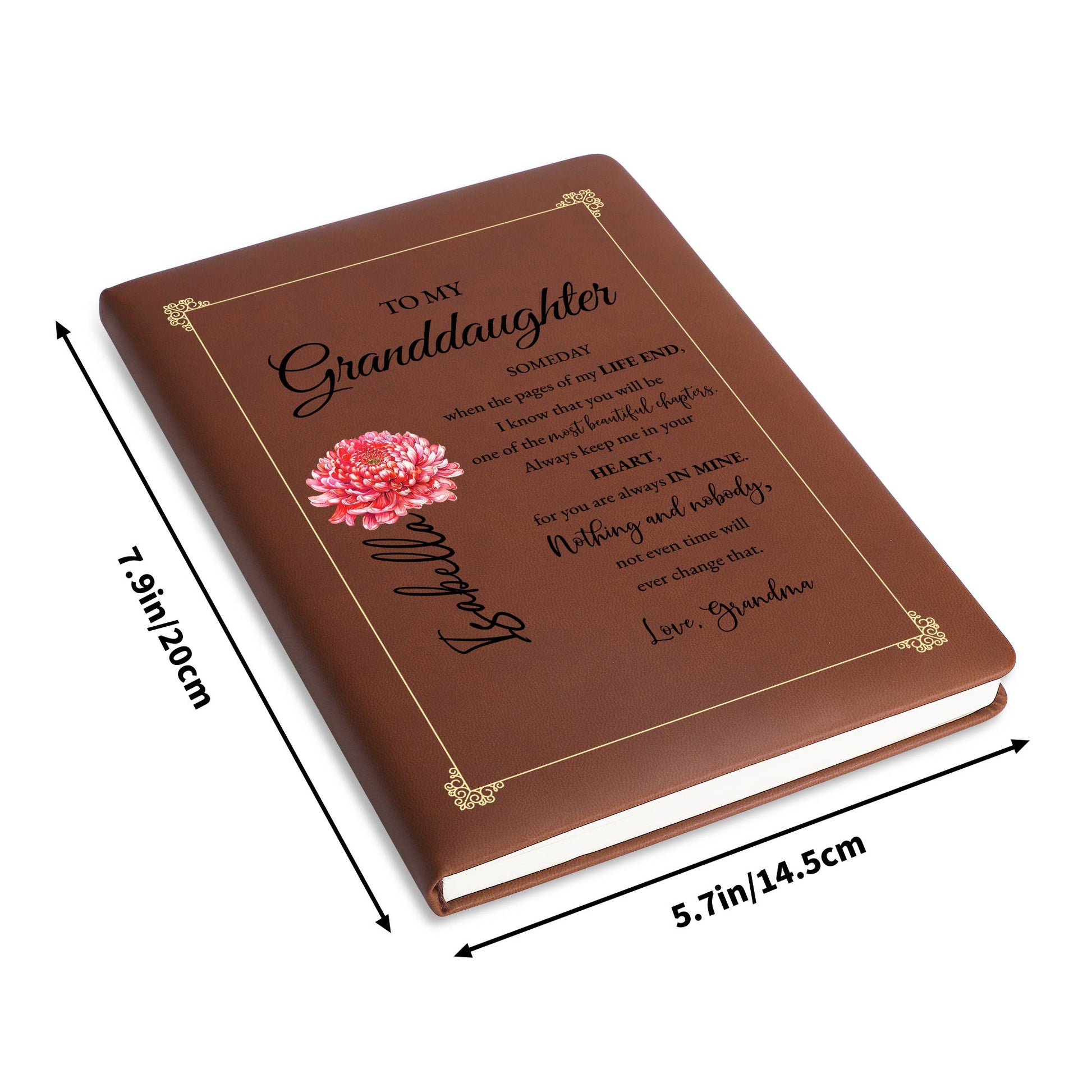 Beautiful Chapters With Granddaughter Featuring Flowers