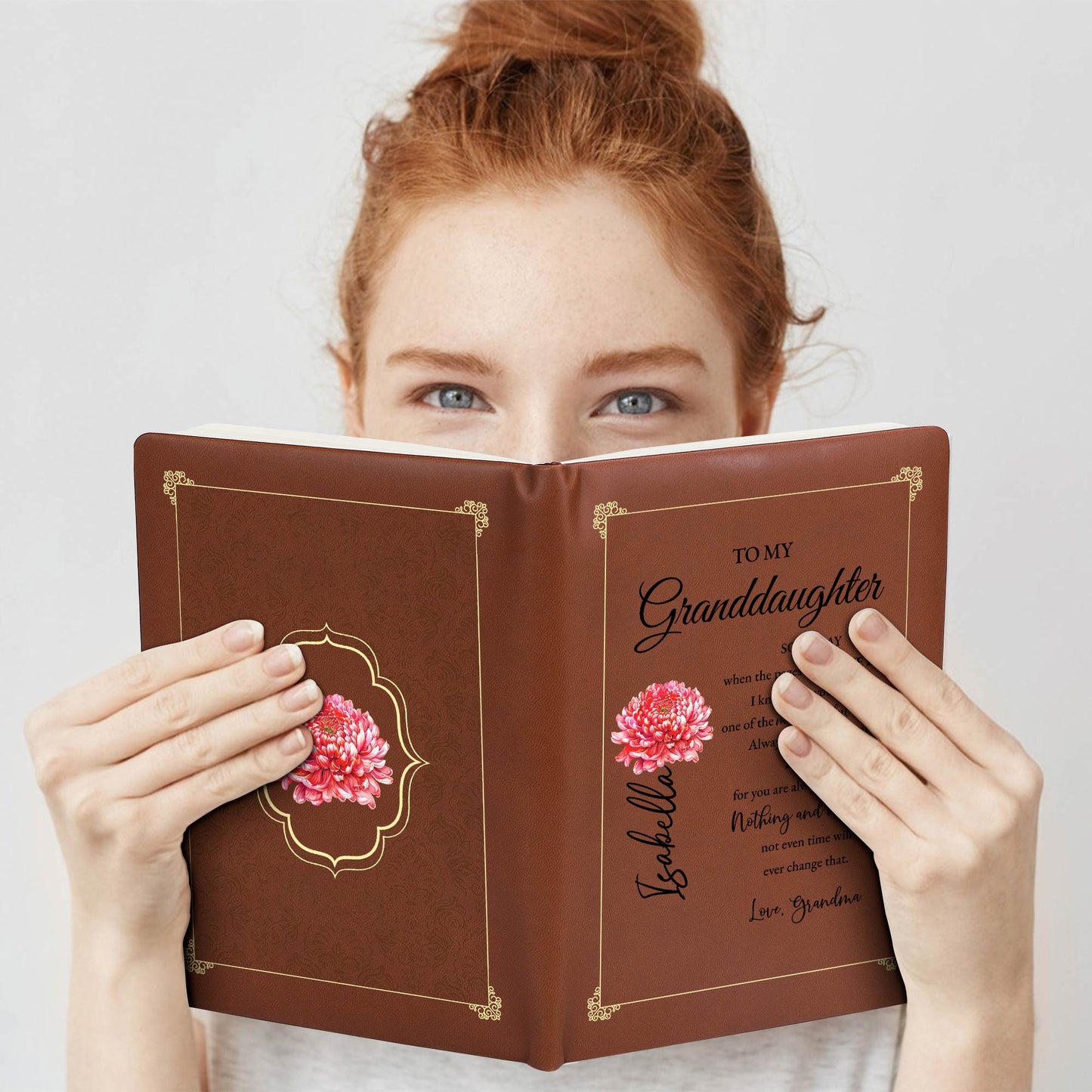 Beautiful Chapters With Granddaughter Featuring Flowers