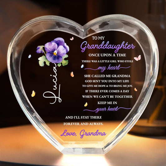 To My Granddaughter, Once Upon A Time, Heart, Flowers