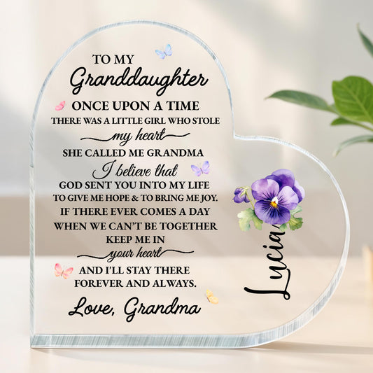 To My Granddaughter Little Girl Who Stole My Heart