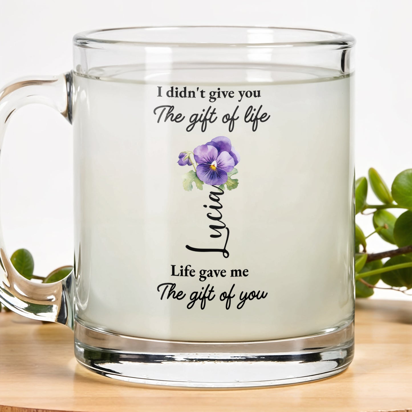 To My Granddaughter Love From Grandma With Flowers And Butterfly