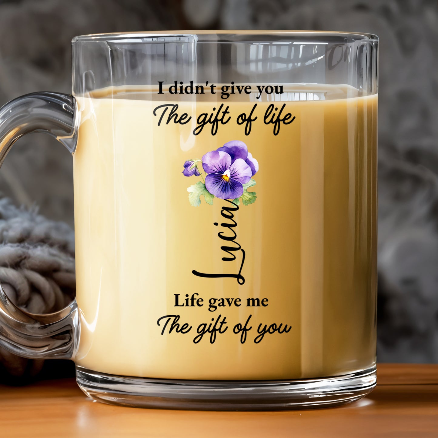 To My Granddaughter Love From Grandma With Flowers And Butterfly
