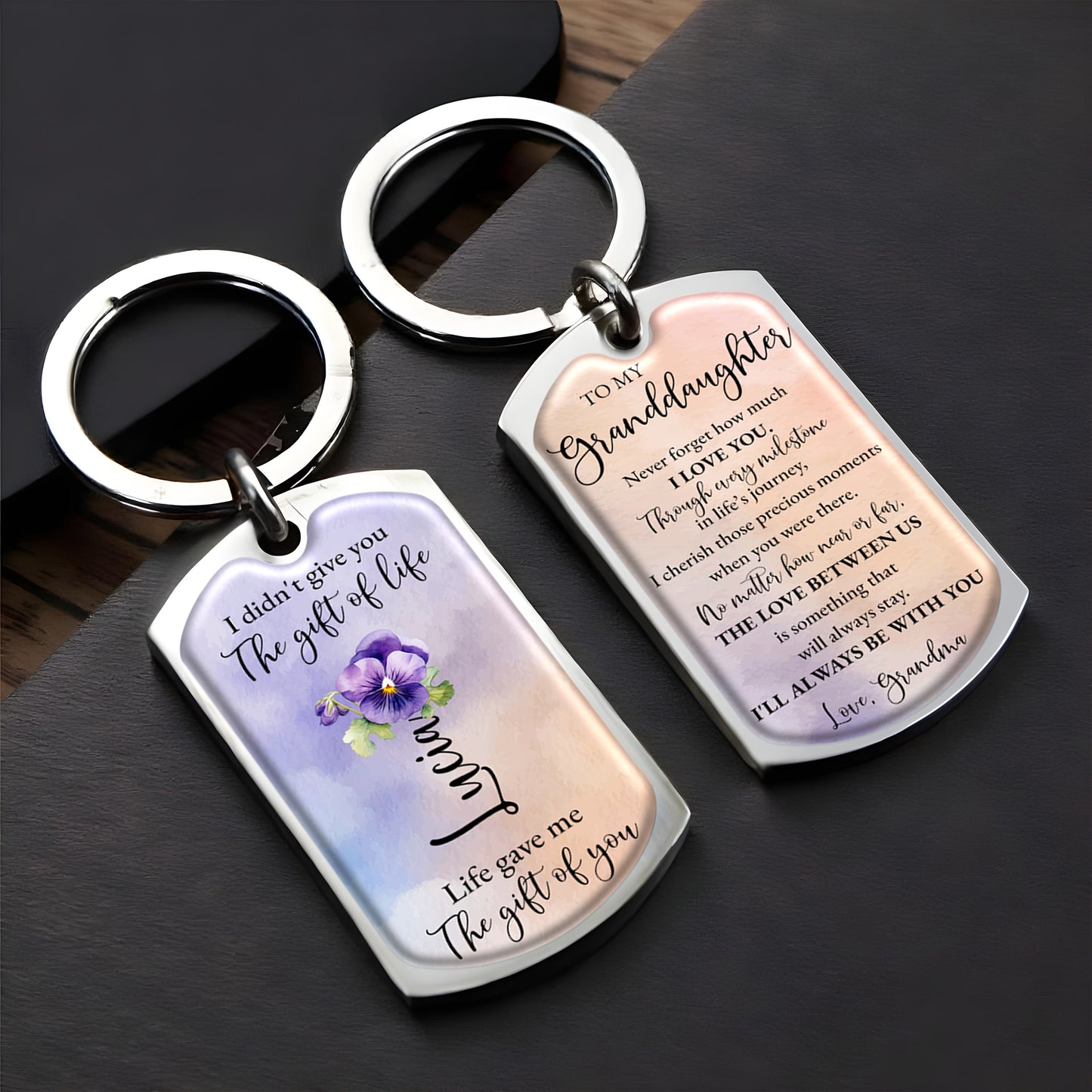 Life Gave Me The Gift Of You Granddaughter Keepsake