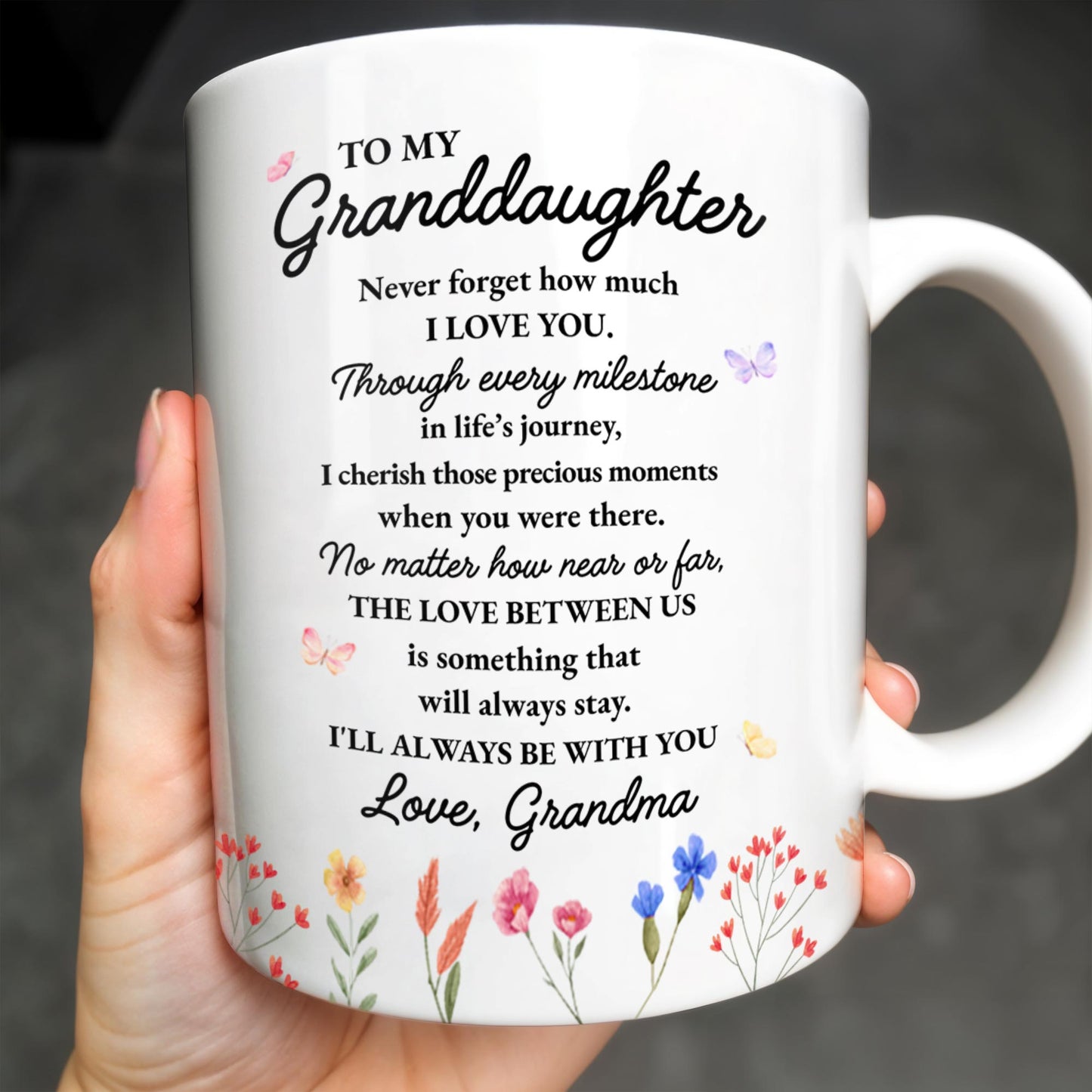 Gift Of Life And Love Between Grandma And Granddaughter