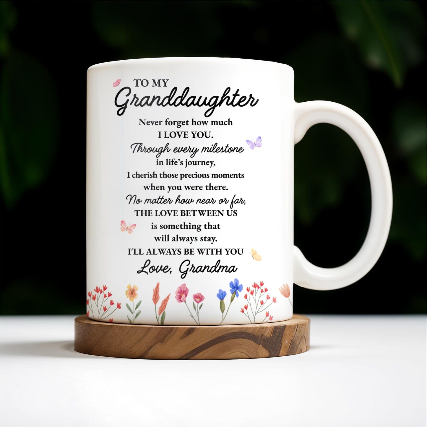 Gift Of Life And Love Between Grandma And Granddaughter