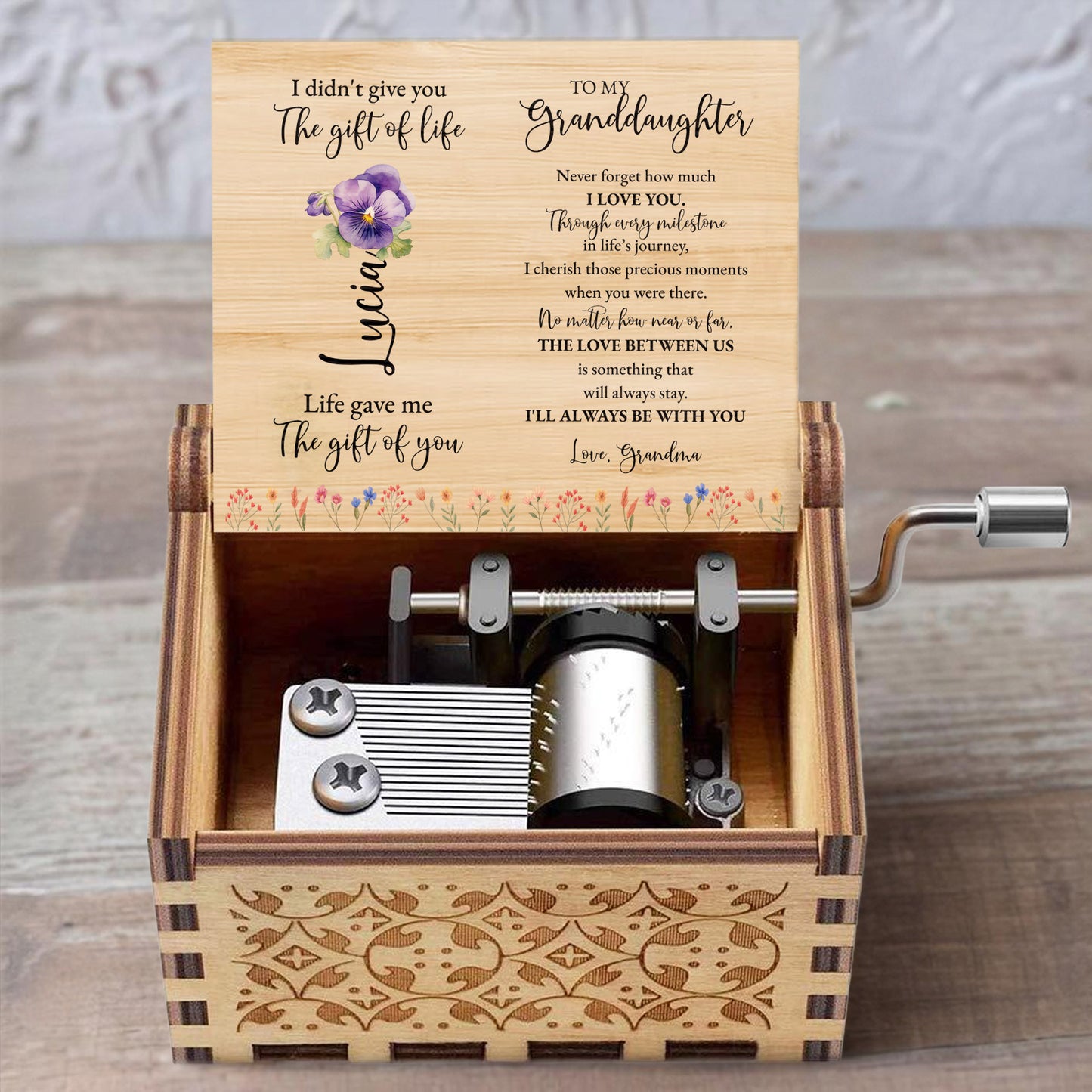 The Gift Of Life And The Gift Of You Music Box