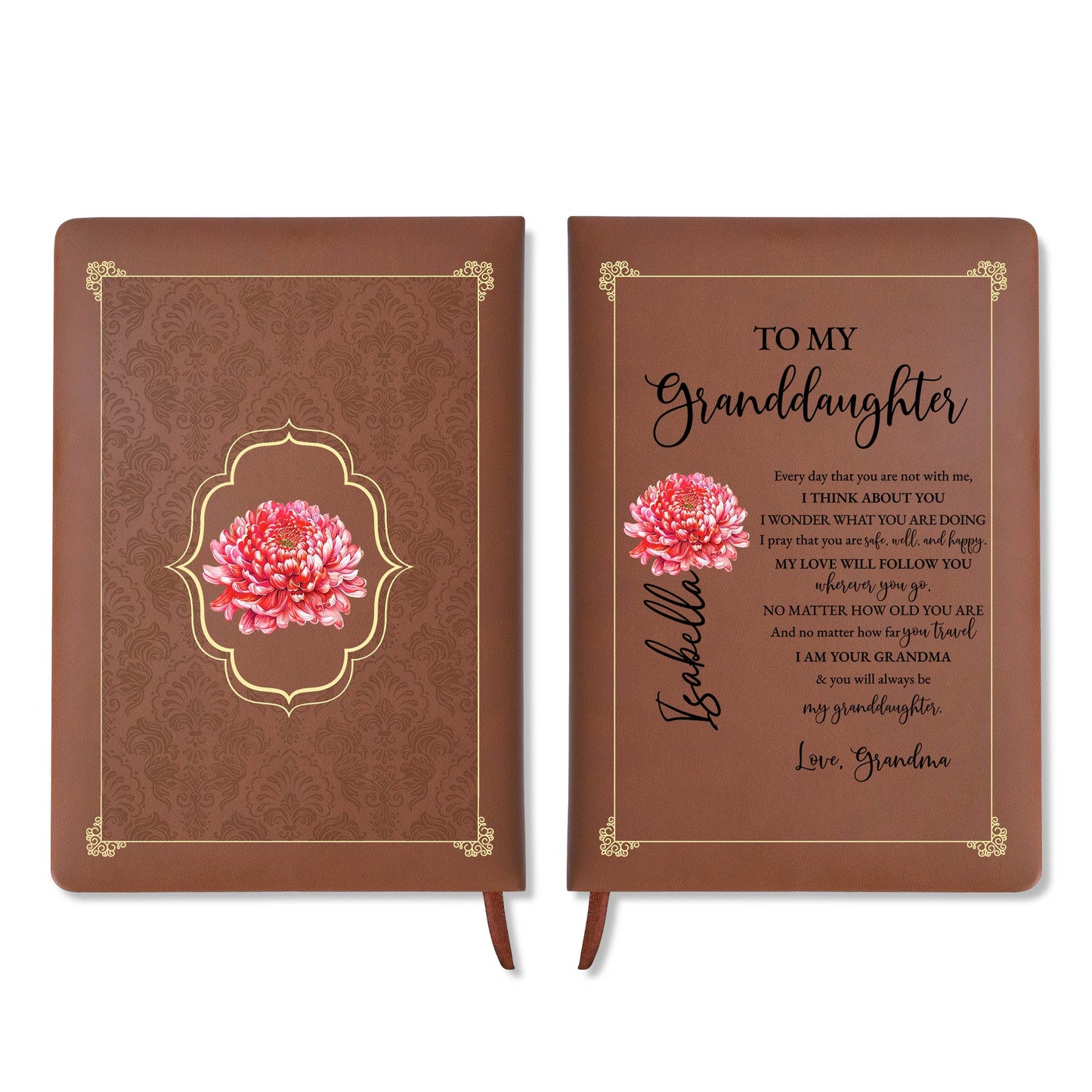Love And Guidance From Grandma To Granddaughter With Chrysanthemum Design