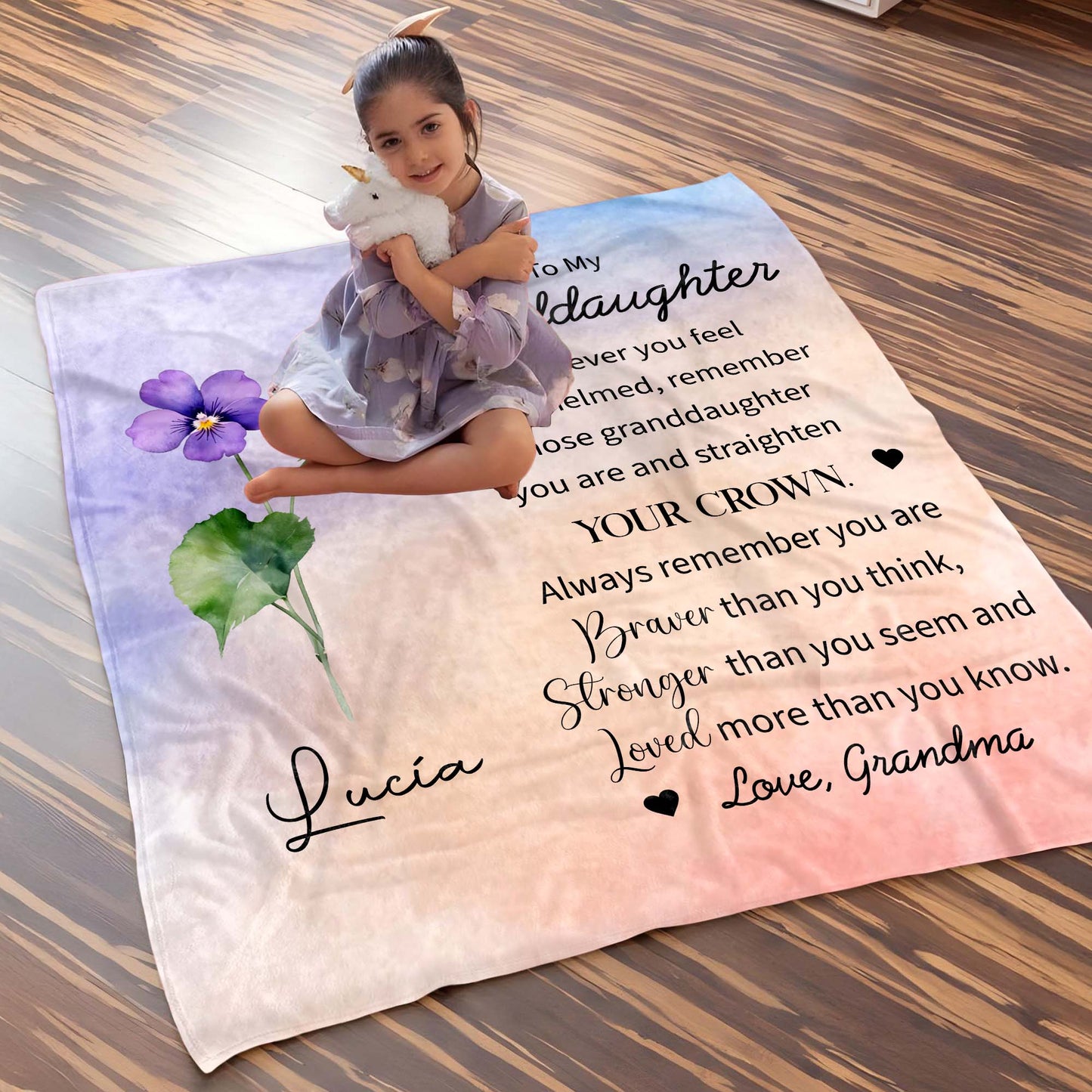 To My Granddaughter Always Remember You Are Loved