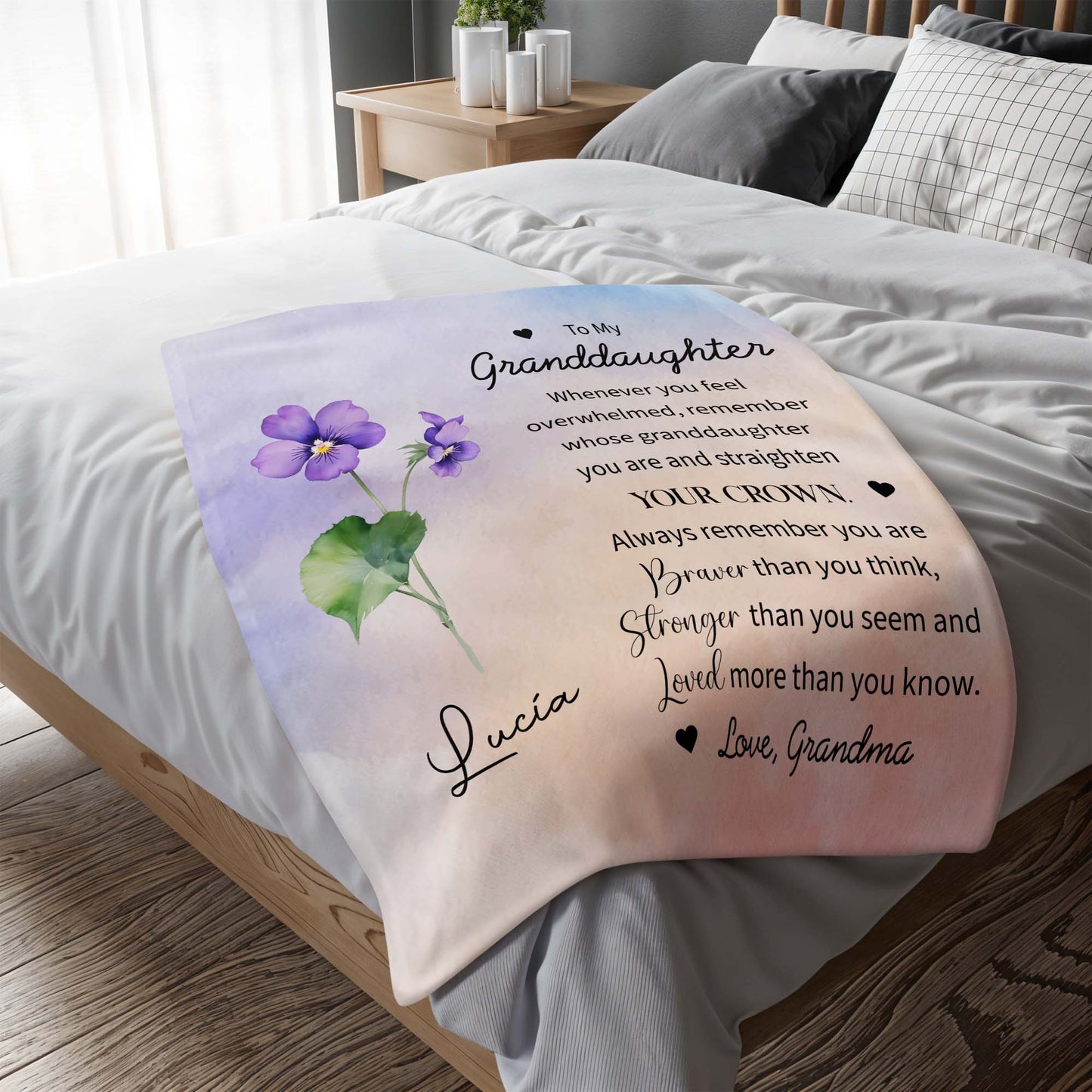 To My Granddaughter Always Remember You Are Loved