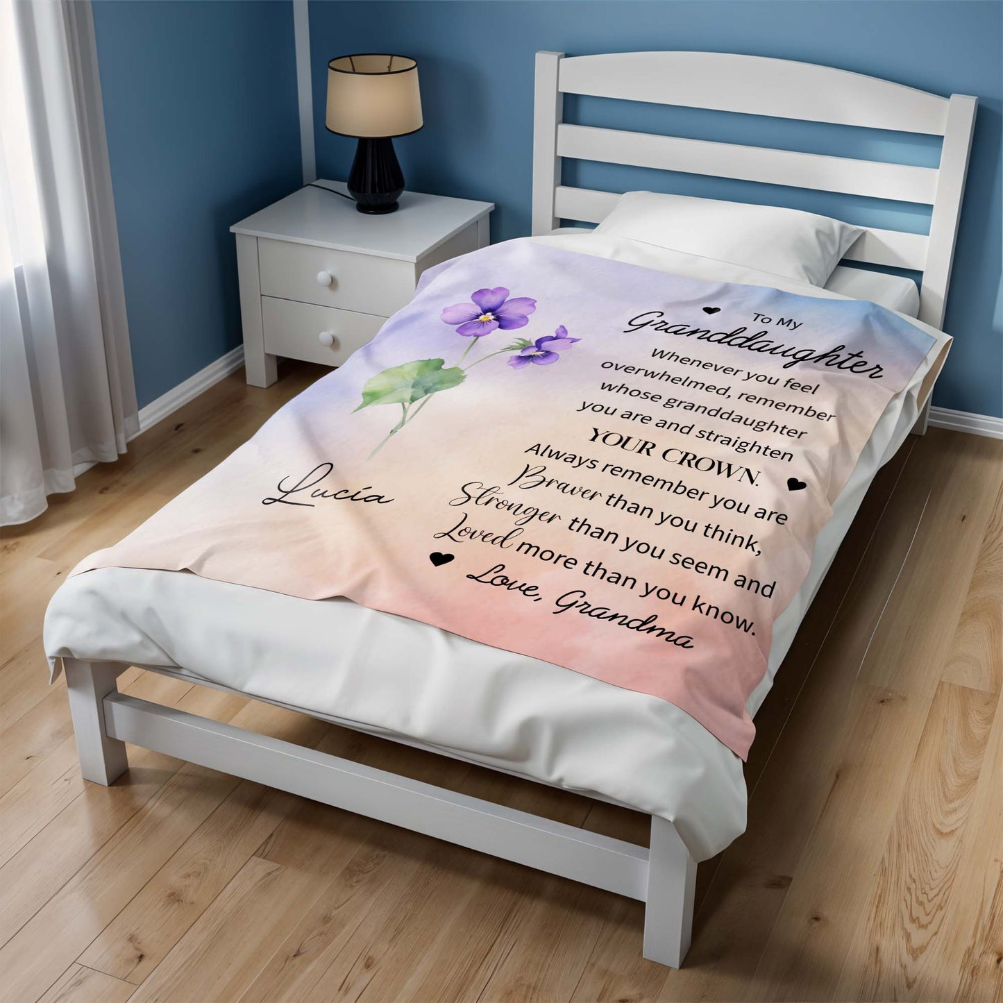 To My Granddaughter Always Remember You Are Loved