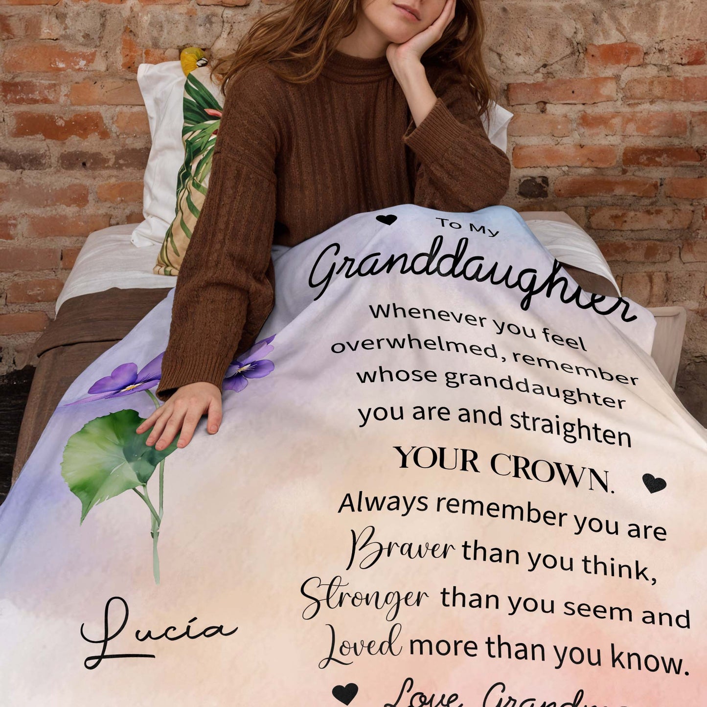 To My Granddaughter Always Remember You Are Loved