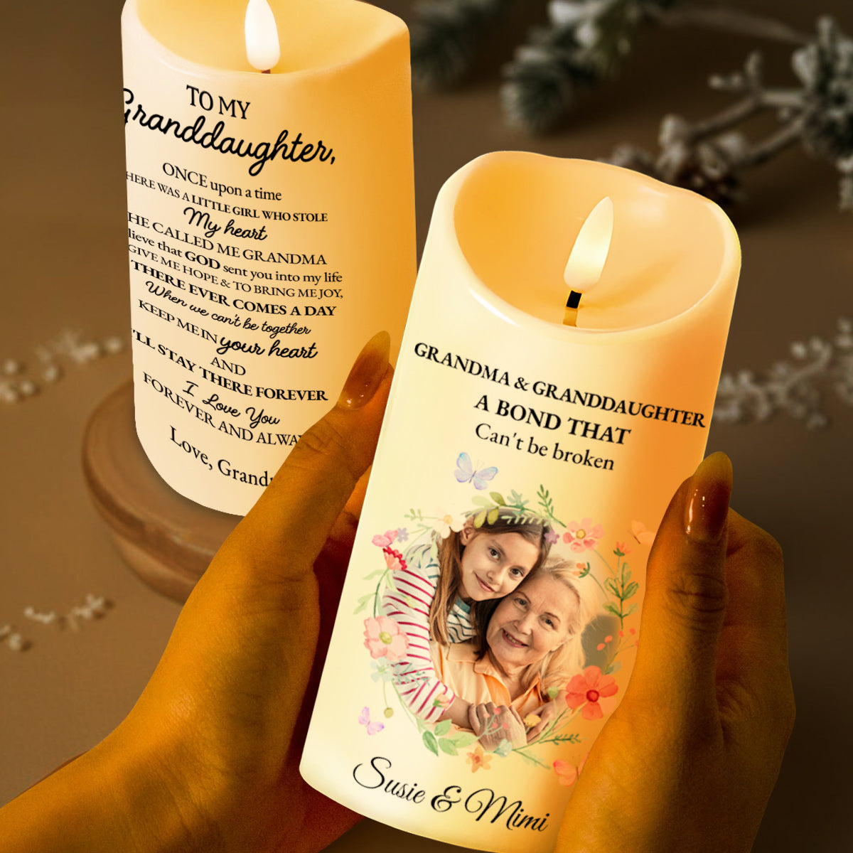 Grandma And Granddaughter Forever Love Floral Design