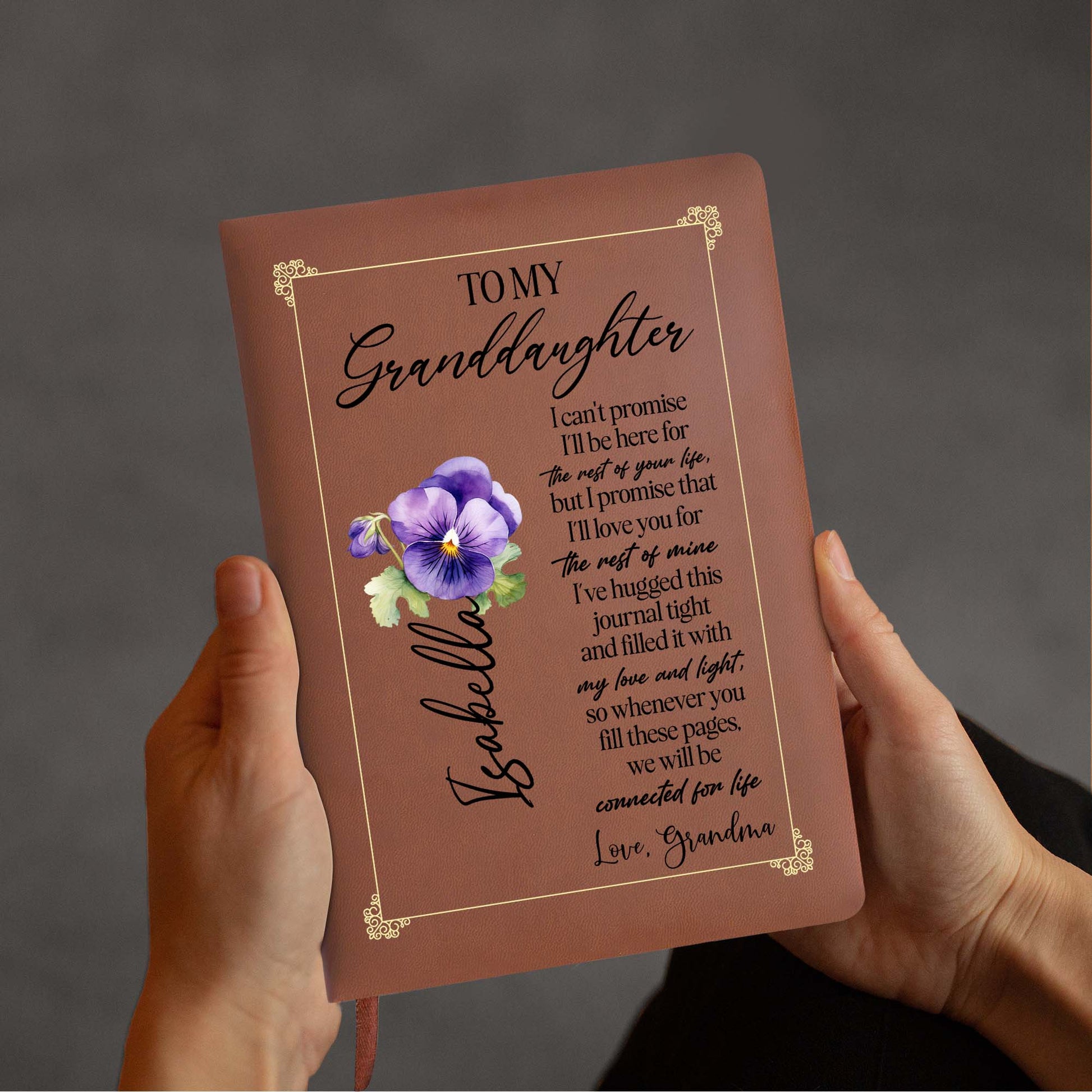 Promise Of Lifetime Love For Granddaughter