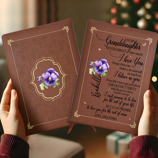 Love Promise From Grandma Featuring Flowers And Butterfly