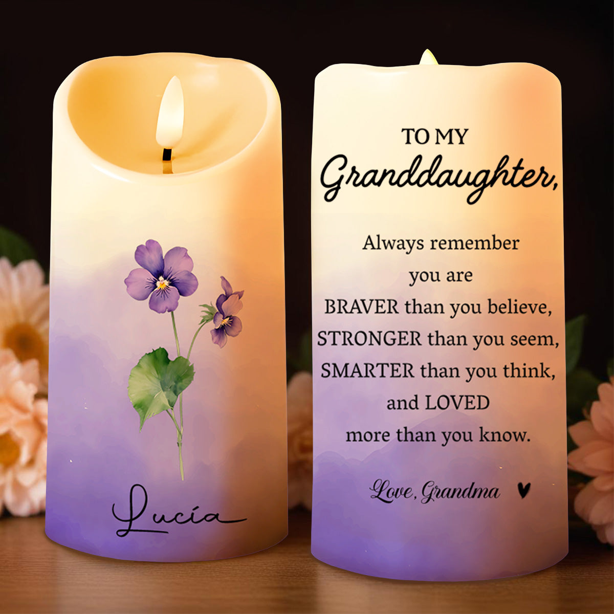 Braver, Stronger, Smarter Granddaughter Love Message
