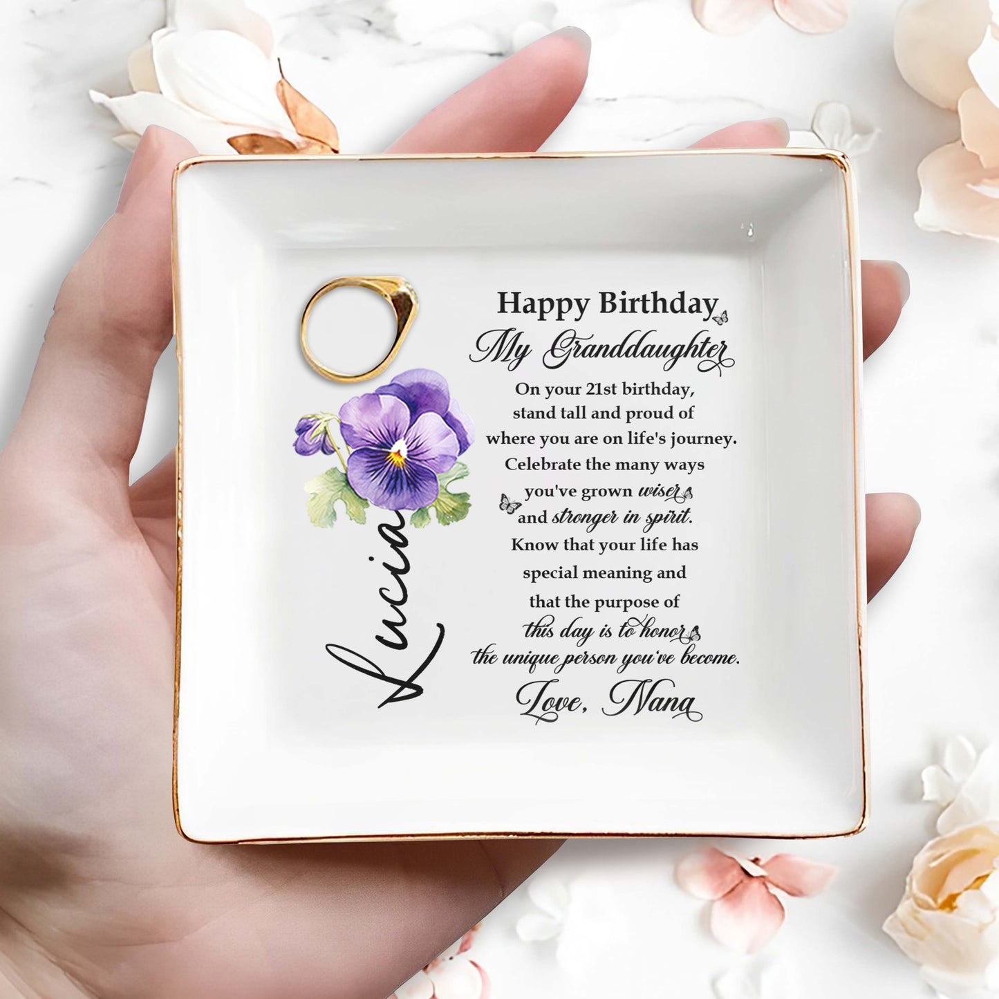Celebrate Your Journey Wisdom And Strength Pansy Flower