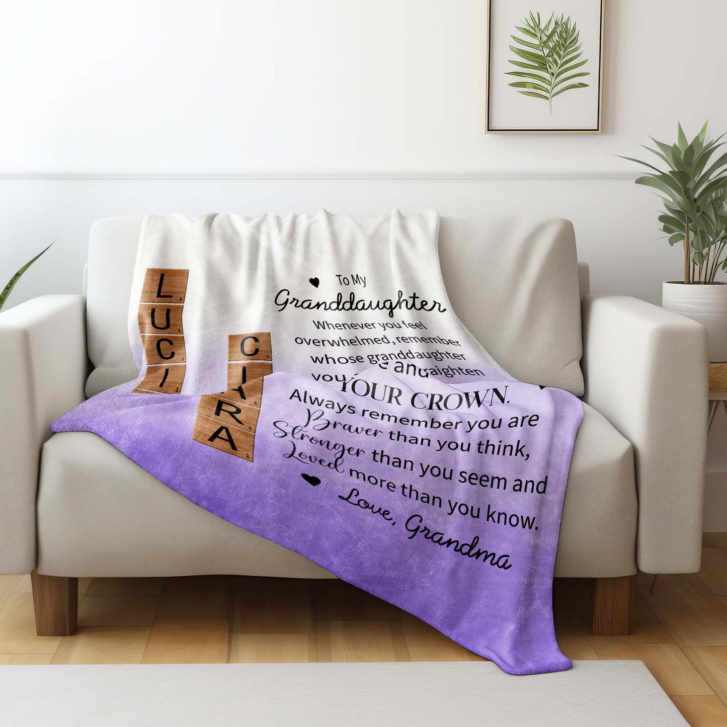 Straighten Your Crown Granddaughter Inspiration Quote