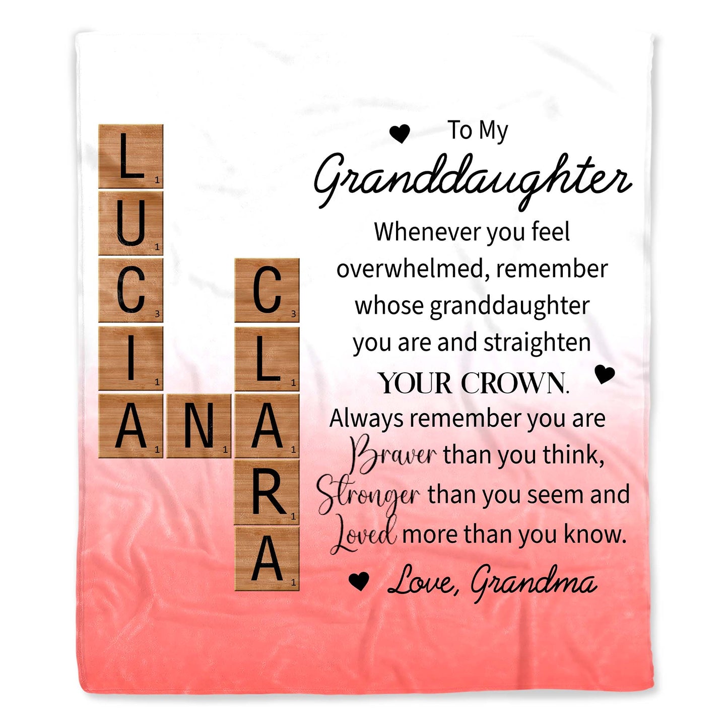 Straighten Your Crown Granddaughter Inspiration Quote