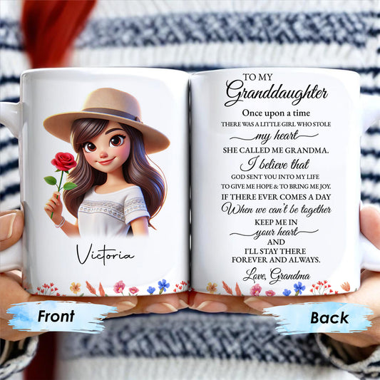 Keep Me In Your Heart Forever And Always Rose Girl Mug