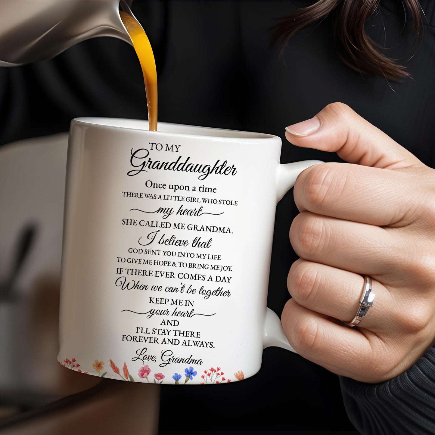 Keep Me In Your Heart Forever And Always Rose Girl Mug