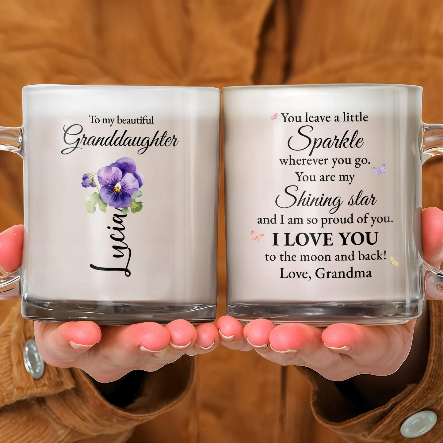 Sparkle And Shine Granddaughter Love Mug
