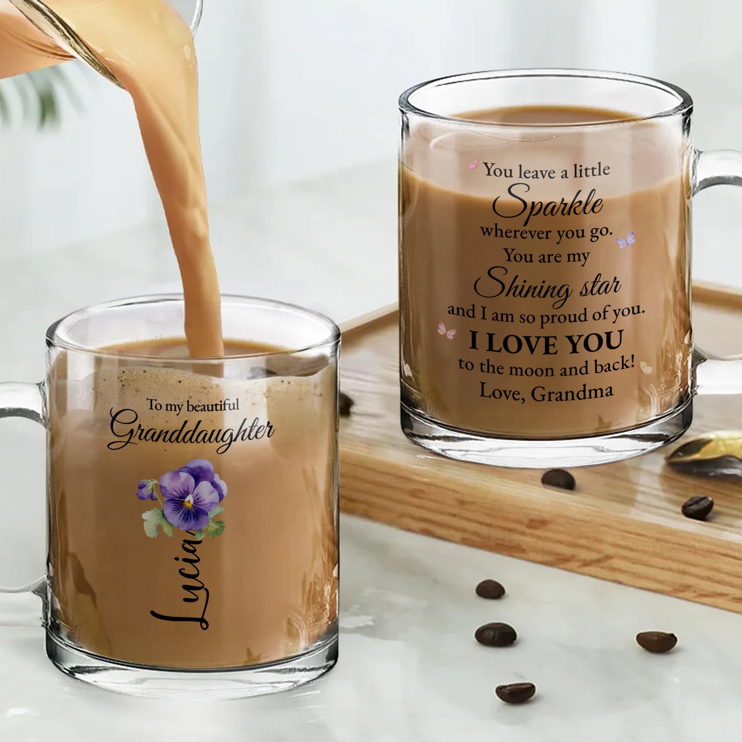 Sparkle And Shine Granddaughter Love Mug