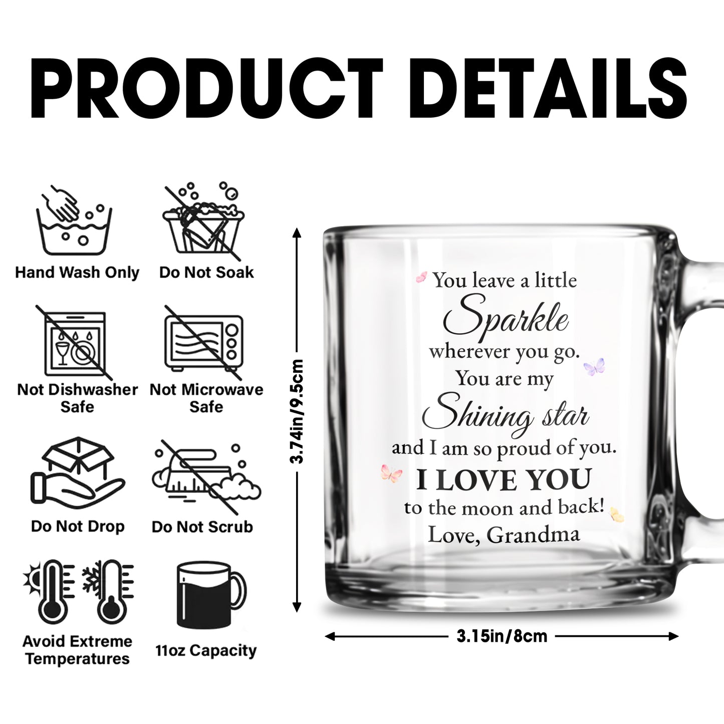 Sparkle And Shine Granddaughter Love Mug