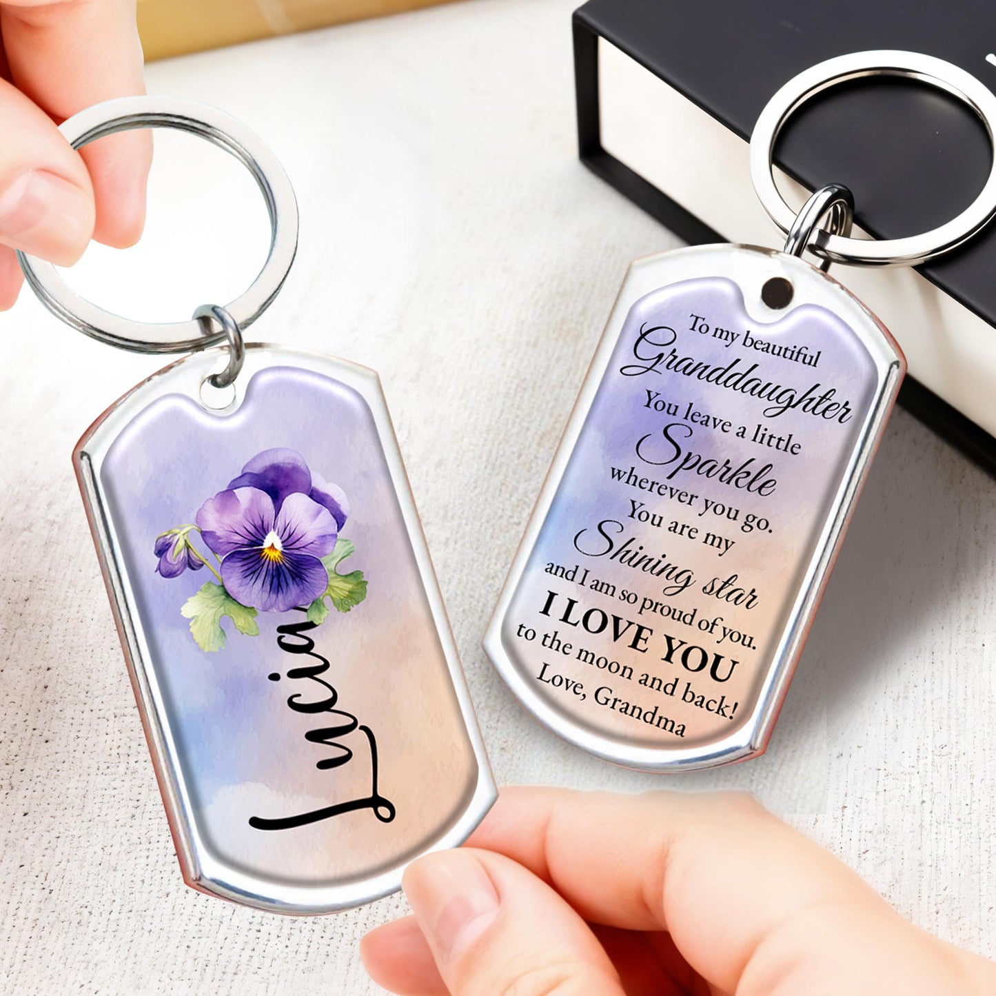 Shining Star and Sparkle Message With Beautiful Flowers