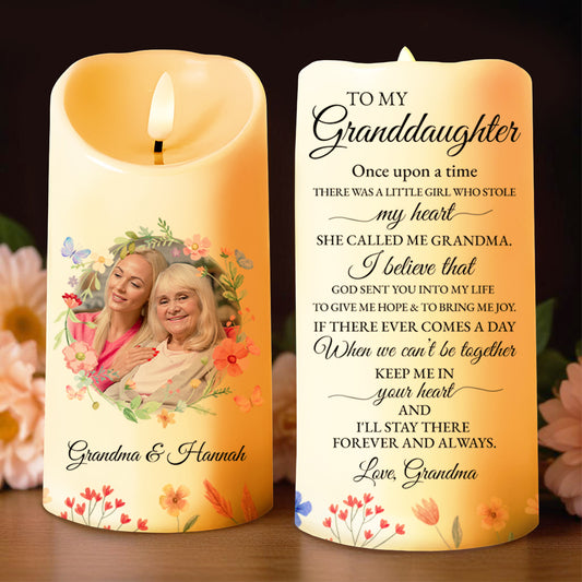 Love Message To Granddaughter Surrounding Flowers