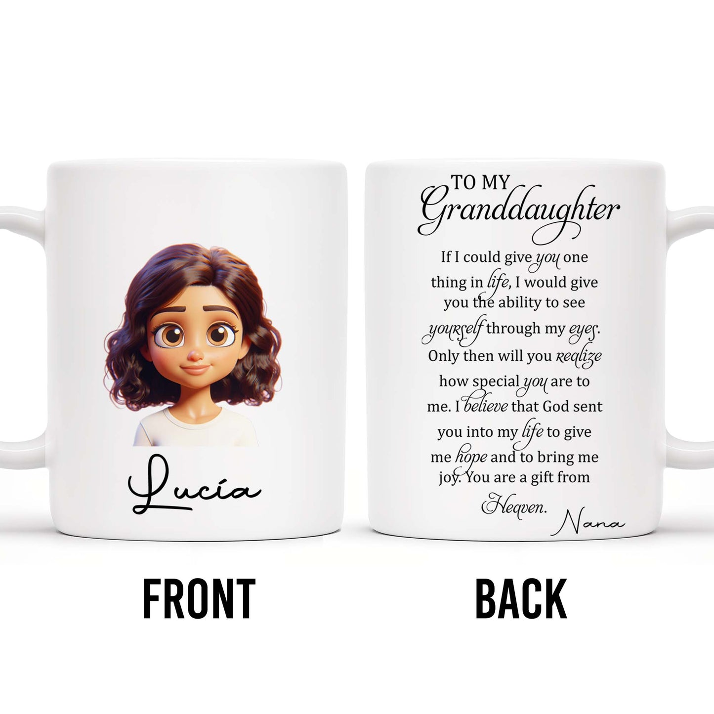 Gift From Heaven, Special Message For Granddaughter