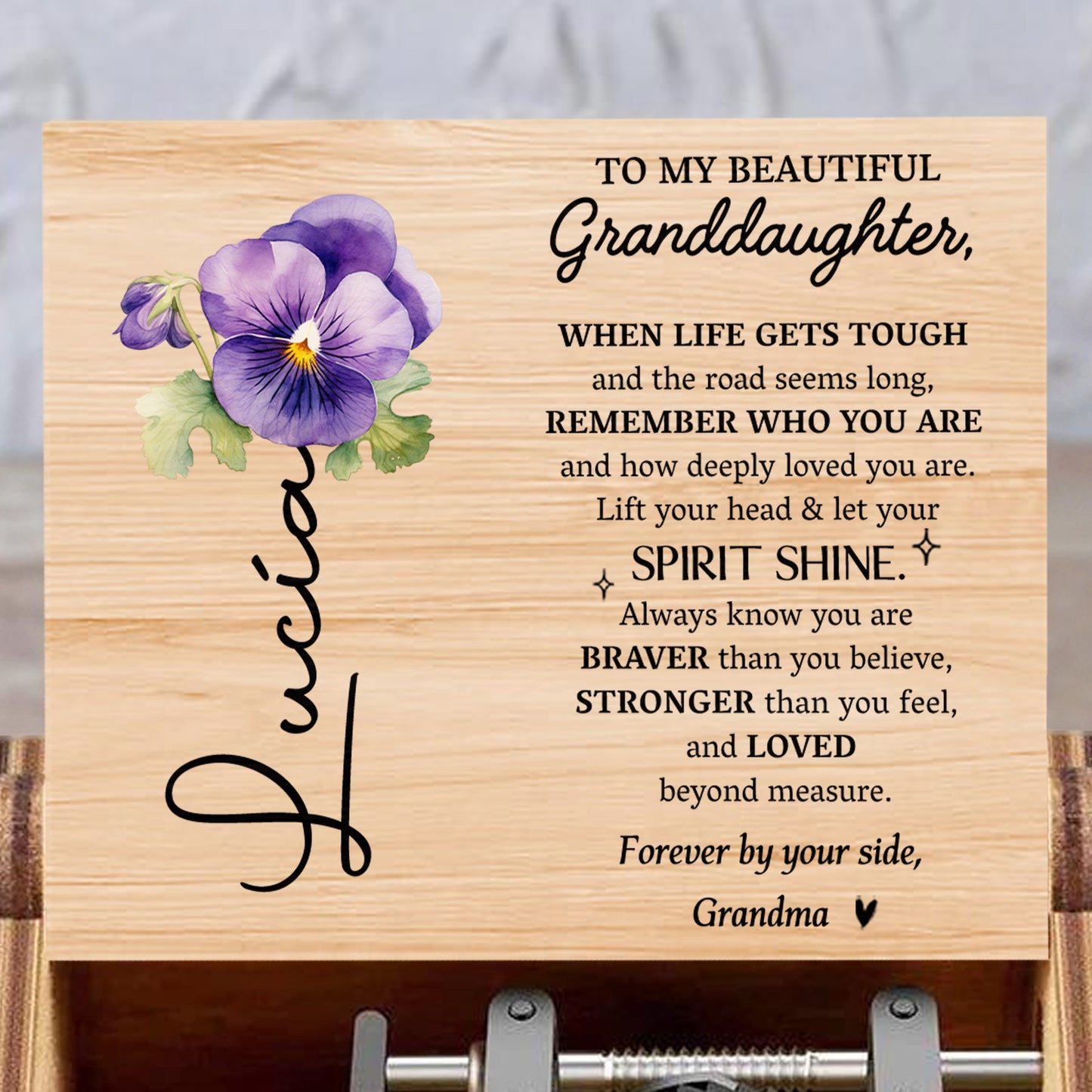 When Life Gets Tough, Forever By Your Side With Flowers